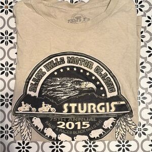 Tan Sturgis Graphic T-Shirt
